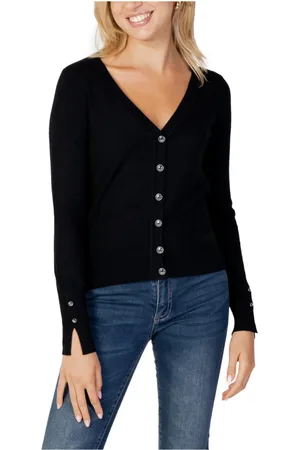 Guess Dames, Truien, Zwart, Maat: M Nylon