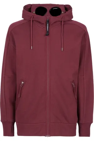 C.P. Company Heren, Sweatshirts & Hoodies, Rood, Maat: M Fleece