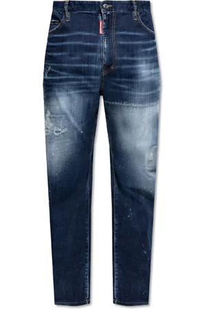 Dsquared2 Heren, Jeans, Blauw, Maat: 2XL Katoen