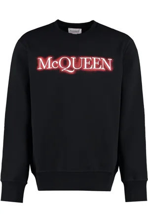 Alexander McQueen Heren, Sweatshirts & Hoodies, Zwart, Maat: XL Katoen