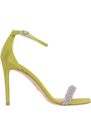 Stuart Weitzman Dames, Schoenen, Groen, Maat: 36 EU Satijn