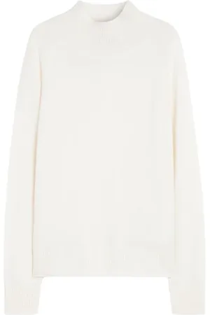 Max Mara Dames, Truien, Wit, Maat: XL Kasjmier