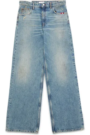 AMISH Dames, Jeans, Blauw, Maat: W27 Denim