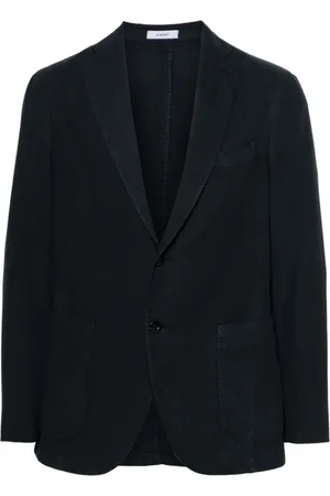 Boglioli Heren, Jassen, Blauw, Maat: 4XL Katoen