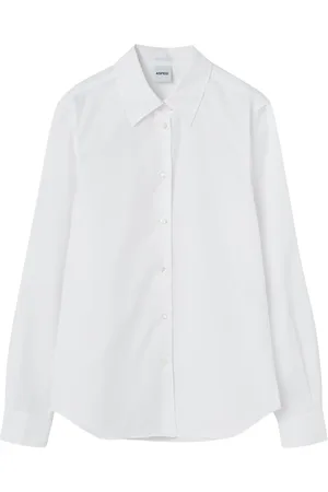 Aspesi Dames, Blouses & Shirts, Wit, Maat: 2XS Katoen
