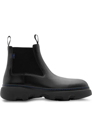 Burberry Heren, Schoenen, Zwart, Maat: 42 1/2 EU Leer