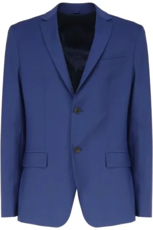 Calvin Klein Heren, Pakken, Blauw, Maat: L Wol