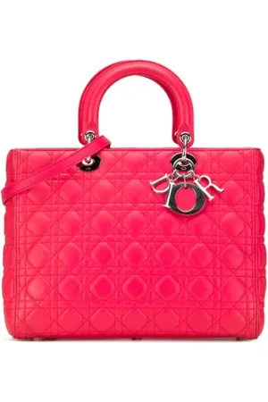 Dior Dames, Pre-owned, Roze, Maat: ONE Size Leer