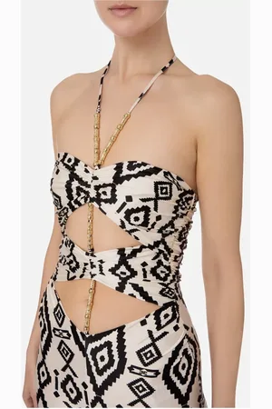 Elisabetta Franchi Dames, Jumpsuits & Playsuits, Geel, Maat: L Poliester