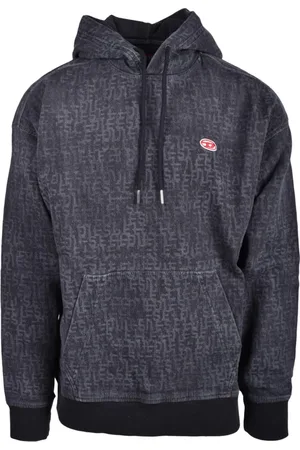 Diesel Heren, Sweatshirts & Hoodies, Grijs, Maat: L Katoen