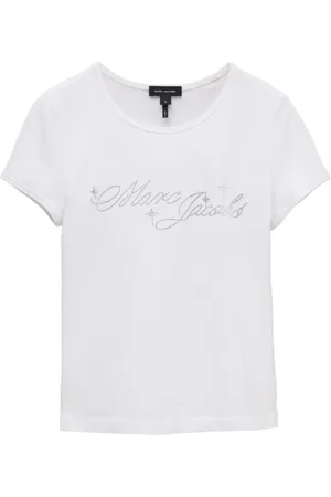 Marc Jacobs Dames, Tops, Wit, Maat: M Katoen