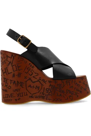 Chloé Dames, Schoenen, Zwart, Maat: 38 EU Leer