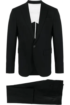 Dsquared2 Heren, Pakken, Zwart, Maat: XL Viscose