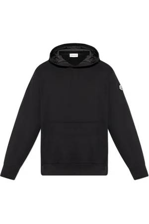 Moncler Heren, Sweatshirts & Hoodies, Zwart, Maat: XL Katoen