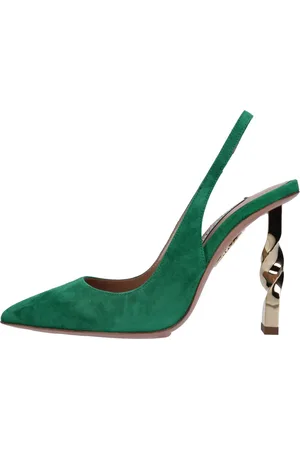 Aquazzura Dames, Schoenen, Groen, Maat: 36 EU Suède