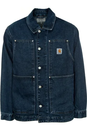 Carhartt Heren, Jassen, Blauw, Maat: 2XL Denim