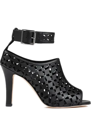 Manolo Blahnik Dames, Schoenen, Zwart, Maat: 37 EU Leer