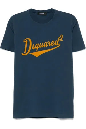 Dsquared2 Heren, Tops, Blauw, Maat: XL Katoen