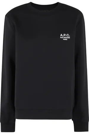 A.P.C. Dames, Sweatshirts & Hoodies, Zwart, Maat: XS Katoen