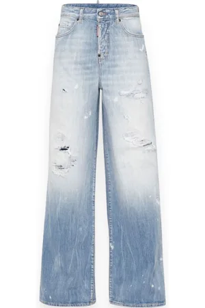 Dsquared2 Dames, Jeans, Blauw, Maat: 3XS Katoen
