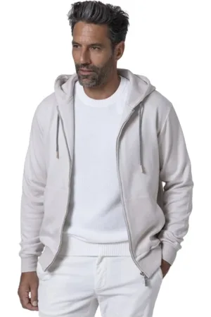 ELEVENTY Heren, Sweatshirts & Hoodies, Wit, Maat: 2XL Katoen