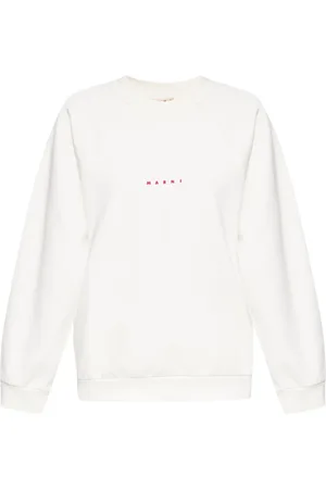 Marni Dames, Sweatshirts & Hoodies, Wit, Maat: 2XS Katoen