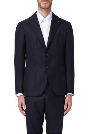 TAGLIATORE Heren, Jassen, Blauw, Maat: 2XL Wol