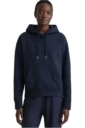 GANT Dames, Sweatshirts & Hoodies, Blauw, Maat: L Katoen