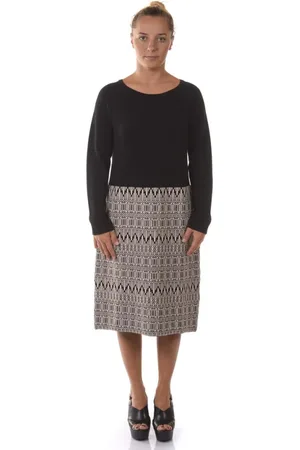 Max Mara Dames, Jurken, Zwart, Maat: L Wol