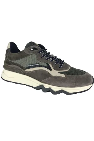 Floris van Bommel Heren, Schoenen, Groen, Maat: 44 1/2 EU Leer