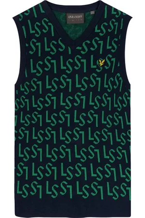 Lyle & Scott Heren, Truien, Blauw, Maat: 2XL Katoen