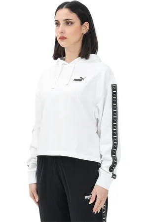PUMA Dames, Sweatshirts & Hoodies, Wit, Maat: S