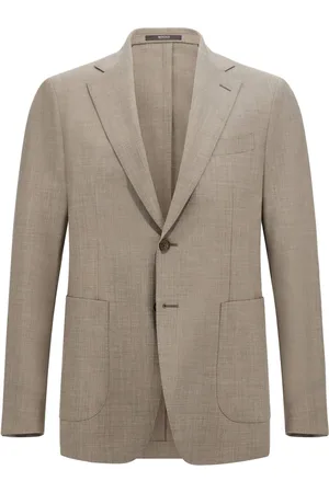 Boggi Milano Heren, Jassen, , Maat: 3XL Wol