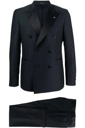 TAGLIATORE Heren, Pakken, Blauw, Maat: L Wol