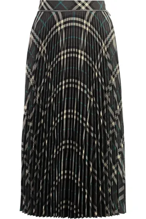Burberry Dames, Rokken, Bruin, Maat: XS Wol