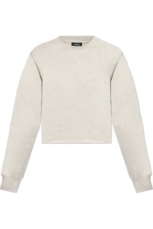 A.P.C. Dames, Sweatshirts & Hoodies, Grijs, Maat: S Katoen