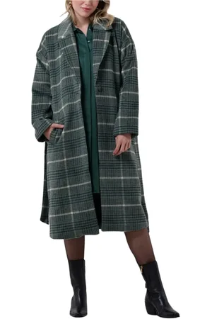 Bruuns Bazaar Dames, Mantels, Groen, Maat: XS Wol
