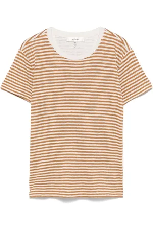 Frame Dames, Tops, Bruin, Maat: XS Katoen