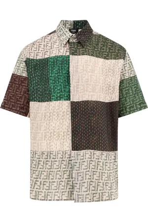 Fendi Heren, Overhemden, Veelkleurig, Maat: XL Linnen