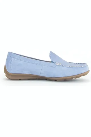 Gabor Dames, Schoenen, Blauw, Maat: 38 1/2 EU Suède
