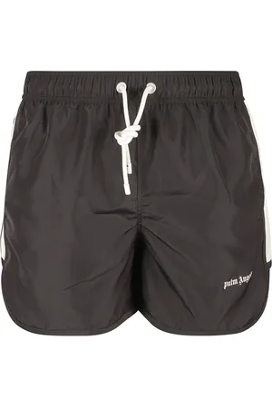 Palm Angels Heren, Badkleding, Bruin, Maat: L Poliester