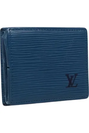 LOUIS VUITTON Dames, Pre-owned, Blauw, Maat: ONE Size Leer