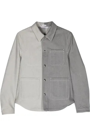 Thom Browne Heren, Overhemden, Grijs, Maat: L