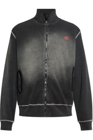 Diesel Heren, Sweatshirts & Hoodies, Grijs, Maat: M Katoen