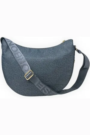Borbonese Dames, Tassen, Blauw, Maat: ONE Size Denim