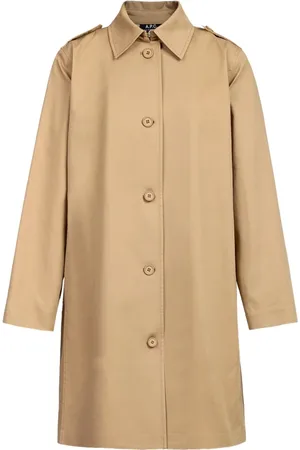 A.P.C. Dames, Mantels, , Maat: S Gabardine
