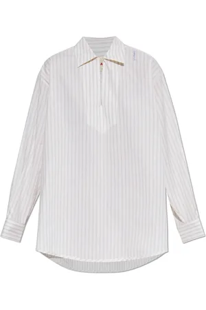 Marni Dames, Blouses & Shirts, Wit, Maat: XS Katoen