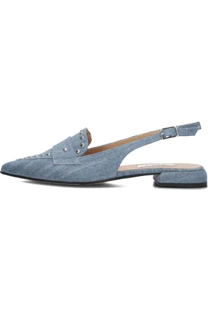 NOTRE-V Dames, Schoenen, Blauw, Maat: 41 EU Leer