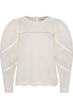 Fabienne Chapot Dames, Blouses & Shirts, Wit, Maat: L Katoen