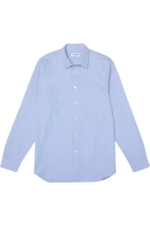 Lacoste Heren, Overhemden, Blauw, Maat: 2XL